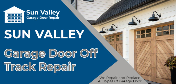 garage door off track repair in Sun Valley