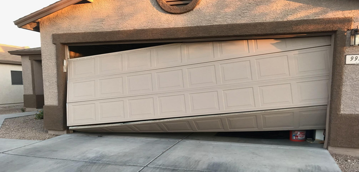damaged garage door opener repair in Sun Valley